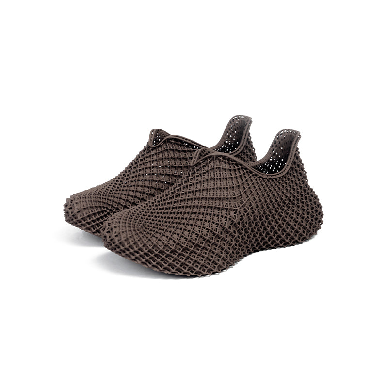 ASTA | STARAY Futuristic 3D-Printed Streetwear Sneaker-choco-brown-1