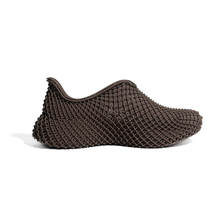 ASTA | STARAY Futuristic 3D-Printed Streetwear Sneaker-choco-brown-4