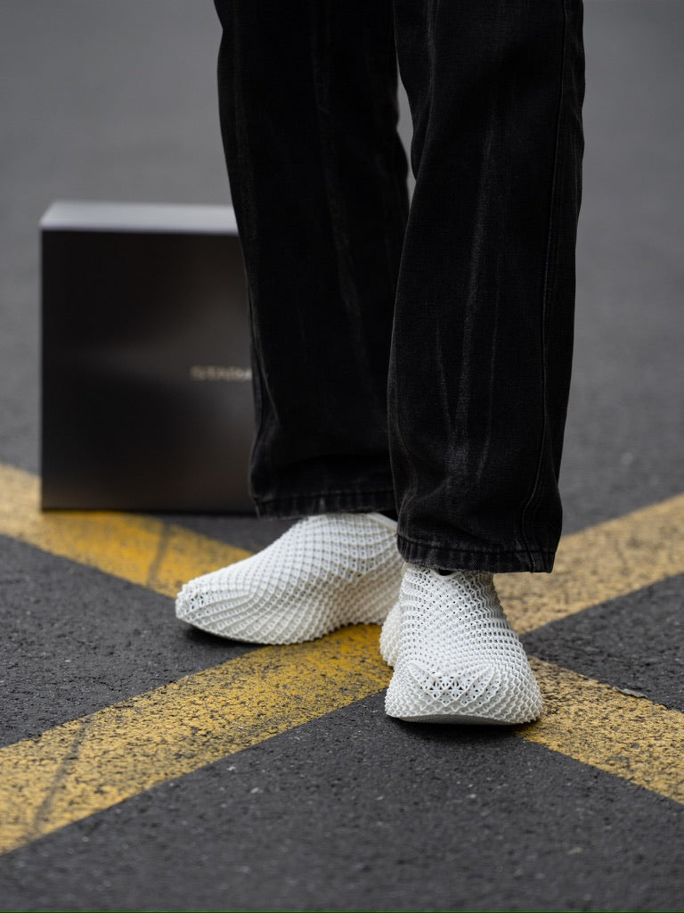 ASTA | STARAY Futuristic 3D-Printed Streetwear Sneaker-lightyear-white-7