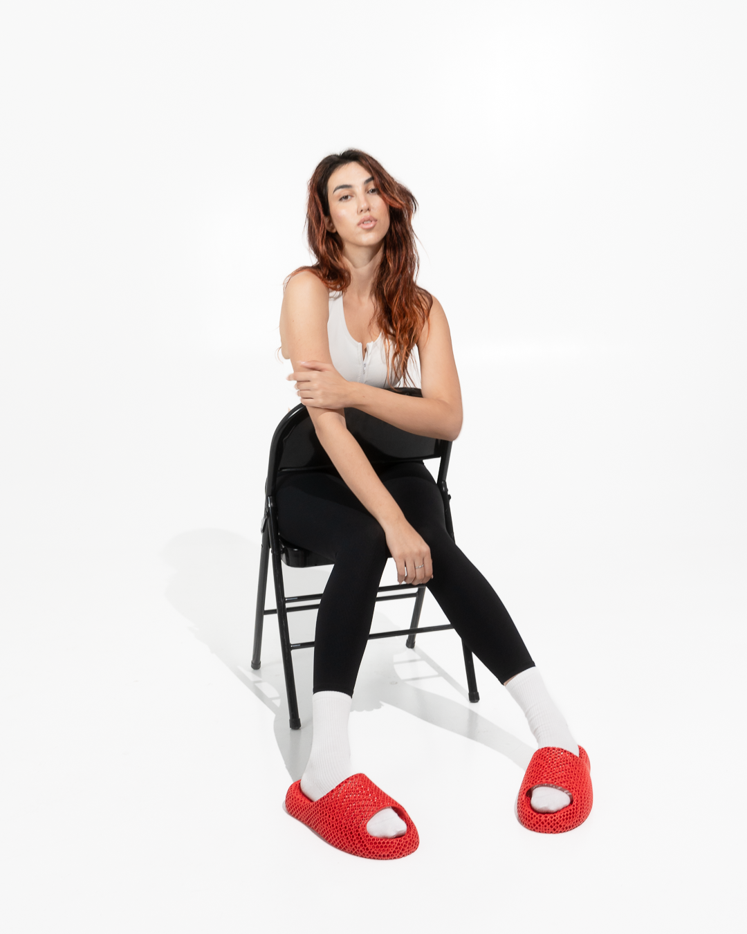 DOLPHIN PRO | STARAY Futuristic 3D-Printed Streetwear Slides-inferno-red-7