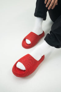 DOLPHIN PRO | STARAY Futuristic 3D-Printed Streetwear Slides-inferno-red-8