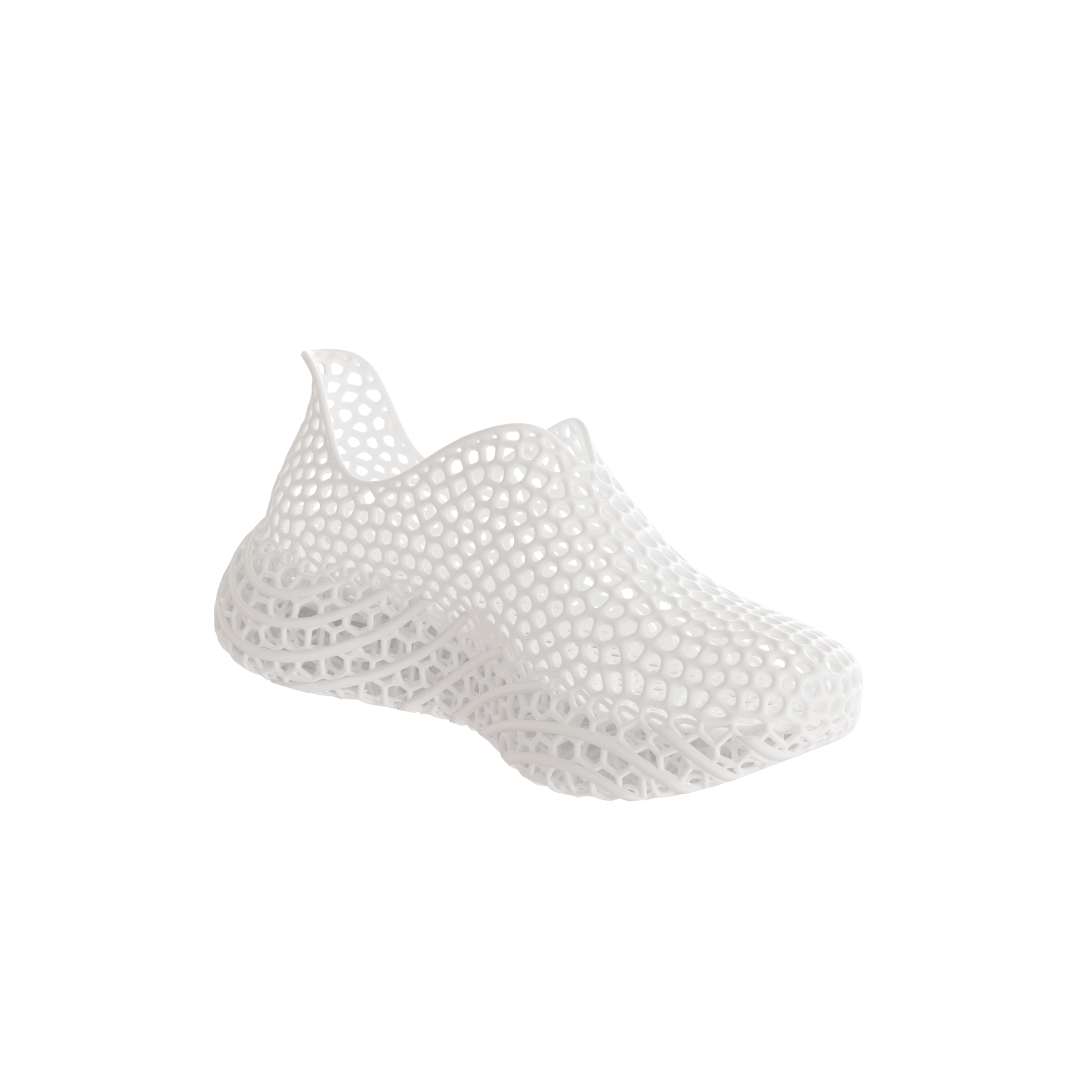 UU | STARAY Futuristic 3D-Printed Streetwear Sneaker-glacier-white-3